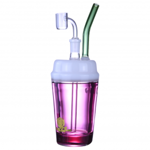 Chill Glass - 9.2" "Sip & Smile" Water Pipe [JLE-333]